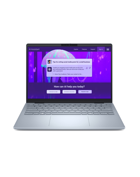Dell Plus 14 | Ice Blue | 14 " | 2.5K | 2560 x 1600 pixels | Anti-glare | Intel Core Ultra 7 | 256V | 16 GB | LPDDR5X | Solid-st