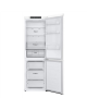 LG Refrigerator GBB61SWJMN A++, Free standing, Combi, Height 186 cm, No Frost system, Fridge net capacity 234 L, Freezer net cap