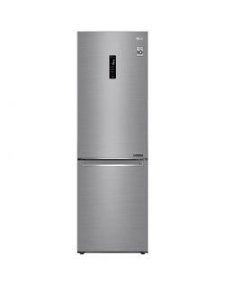 LG Refrigerator GBB71PZDMN A++, Free standing, Combi, Height 186 cm, No Frost system, Fridge net capacity 234 L, Freezer net cap