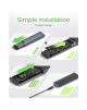 Raidsonic | M.2 NVMe and SATA SSD Enclosure via USB Type-C | IB-1808MCT-CU31