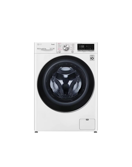 LG Washing machine with dryer | F2DV5S8S2E | Energy efficiency class C/E | Front loading | Washing capacity 8.5 kg | 1200 RPM | 