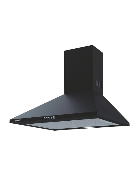 CATA | Hood | OMEGA 600 BK | Wall mounted | Energy efficiency class C | Width 60 cm | 645 m³/h | Mechanical | LED | Black