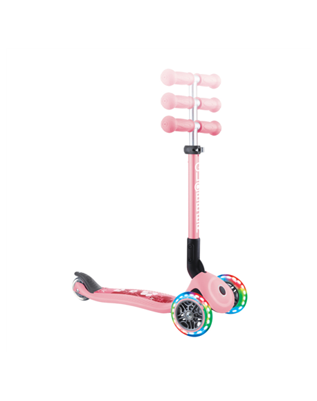Globber Scooter Junior Foldable Fantasy Lights | 433-210 | Pastel Pink