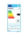 CATA Hood | VK 6000 WH | Wall mounted | Energy efficiency class A | Width 60 cm | 398 m³/h | Push buttons | CSLED | White