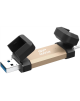 Silicon Power DS72 | 500 GB | USB Type-A/USB Type-C 3.2 Gen 2 | Gold