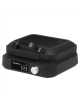 Adler Waffle Maker with LED Display | AD 3087 | 2200 W | Number of pastry 2 | Belgium | Black
