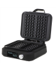Adler Waffle Maker with LED Display | AD 3087 | 2200 W | Number of pastry 2 | Belgium | Black