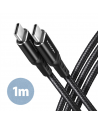 AXAGON Data and charging cable, 1m | BUCM-CM10AB | USB Type C to USB Type C