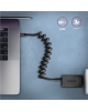 AXAGON Twister Cable, 0.6 m | BUCM-CM10TB | USB Type C to USB Type C