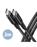 AXAGON Data and charging cable, 2 m | BUCM-CM20AB | USB Type C to USB Type C