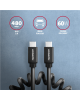 AXAGON Data and charging cable, 1.1 m | BUCM-CM20TB | USB Type C to USB Type C