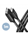 AXAGON Data and power suply cable, 1 m | BUMM3-CM10AB | USB Type C to USB Type Micro-B