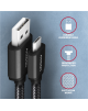 AXAGON Data and charging cable, 1.5 m | BUMM-AM15AB | USB Type A to USB Type Micro