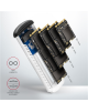 AXAGON SuperSpeed USB Micro-B - M.2 SATA SSD Ribbed Box | EEM2-SA