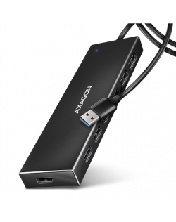 AXAGON SuperSpeed USB-A FLAT Hub | HUE-F7A