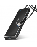 AXAGON SuperSpeed USB-A FLAT Hub | HUE-F7A