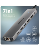 AXAGON USB-C 5Gbps DUAL 4K DISPLAY 7in1 Hub | HMC-7HX2