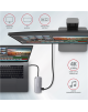 AXAGON SuperSpeed USB-C Combo 6in1 Hub | HMC-6M2