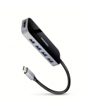 AXAGON SuperSpeed USB-C Combo 6in1 Hub | HMC-6H4A