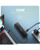 AXAGON USB-C 5Gbps GLASS 6in1 Hub | HMC-6GLN