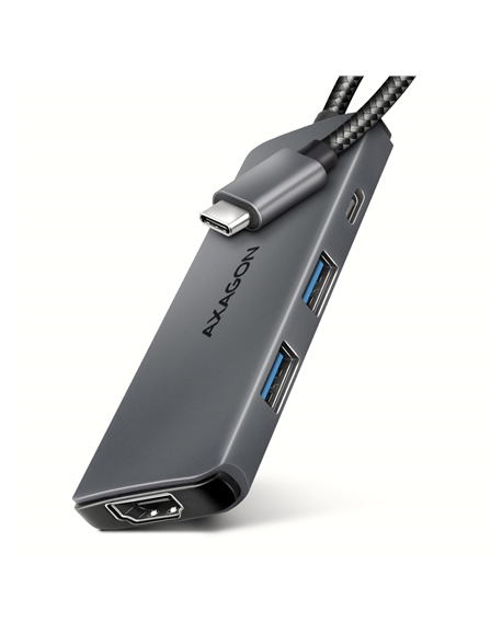 AXAGON USB-C 5Gbps 5in1 8K Hub | HMC-5H8K