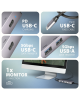 AXAGON USB-C 5Gbps 5in1 Hub | HMC-5H60