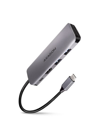 AXAGON SuperSpeed USB-C COMBO 5in1 Hub | HMC-5