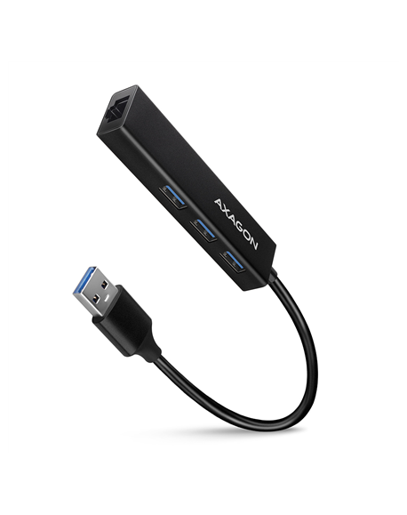 AXAGON SuperSpeed USB-A Hub and Gigabit LAN | HMA-GL3A