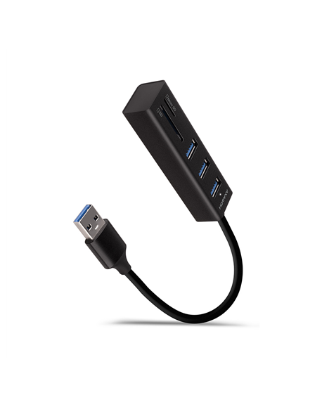AXAGON SuperSpeed USB-A Hub and Card Reader | HMA-CR3A