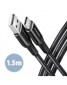 AXAGON Data and charging cable, 1.5 m | BUCM-AM15AB | USB Type-C to USB Type-A