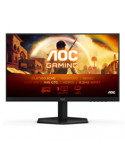 AOC 24G42E | 24 " | IPS | FHD | 16:9 | 180 Hz | 1 ms | 1920 x 1080 pixels | 300 cd/m² | HDMI ports quantity 1 | Black