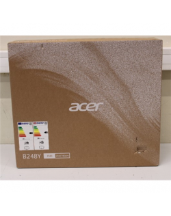 SALE OUT. Acer Vero B8 B248YEbemiqprcuzx 23.8" IPS 1920x1080/16:9/4ms/300/100M:1/DP,HDMI/Audio Out/Webcam/Black | Acer | Vero B8