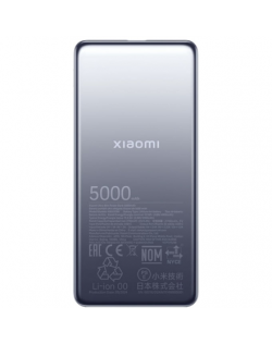 Xiaomi Ultra Slim Power Bank | 5000 mAh | USB-C | Gray