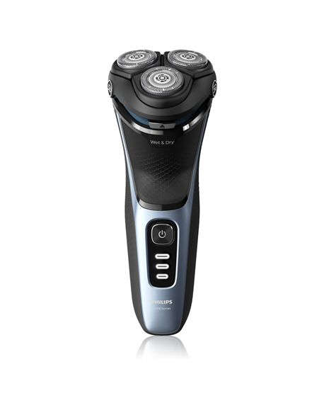Philips | Shaver | S3243/12 3000 Series | Operating time (max) 60 min | Wet & Dry | Lithium Ion | Storm Blue