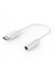 Cablexpert USB type-C plug to stereo 3.5 mm audio adapter cable, White | A-CM-3.5F-01