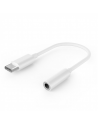 Cablexpert USB type-C plug to stereo 3.5 mm audio adapter cable, White | A-CM-3.5F-01