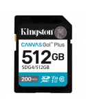 Kingston | Canvas Go! Plus | 512 GB | SD | Flash memory class Class 10, UHS-I, U3, V30