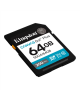 Kingston | Canvas Go! Plus | 64 GB | SD | Flash memory class Class 10, UHS-I, U3, V30