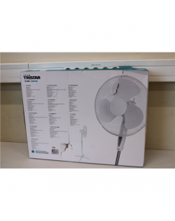 SALE OUT. Tristar VE-5898 Stand fan, White | Tristar | Stand fan | VE-5898 | Stand Fan | DAMAGED PACKAGING | White | Diameter 40