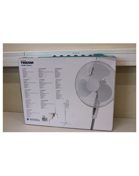SALE OUT. Tristar VE-5898 Stand fan, White | Tristar | Stand fan | VE-5898 | Stand Fan | DAMAGED PACKAGING | White | Diameter 40