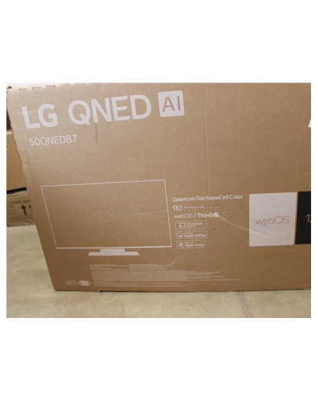 LG | QNED TV | 50QNED87T3B | 50 | Smart TV | webOS 24 | 4K UHD | Black | USED