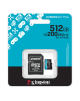 Kingston | Canvas Go! Plus | 512 GB | microSD | Flash memory class Class 10, UHS-I, U3, V30, A2
