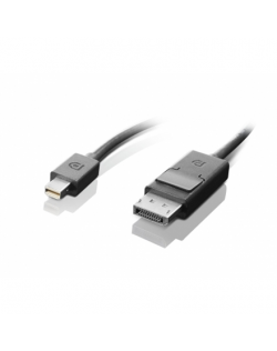 Lenovo mini-DisplayPort to DisplayPort Black, Cable, 2 m