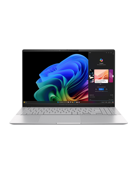 Asus Vivobook S S5507QA-MA112W | Cool Silver | 15.6 " | OLED | 3K | 2880 x 1620 pixels | Glossy | Snapdragon X Elite | X1E 78 10