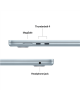 Apple MacBook | Air | Sky Blue | 15 " | IPS | 2880 x 1864 pixels | Apple M4 | 16 GB | Solid-state drive capacity 256 GB | Apple 