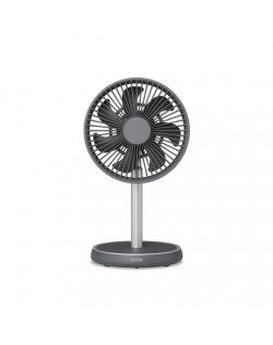 Duux Fan | Rize Flex | Stand Fan | Grey | Diameter 21 cm | Number of speeds 4 | Oscillation | 10 W | No
