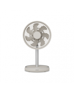 Duux Fan | Rize Flex | Stand Fan | Greige | Diameter 21 cm | Number of speeds 4 | Oscillation | 10 W | No