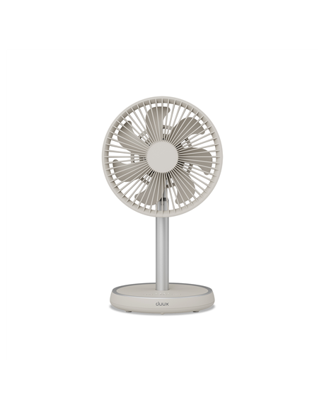 Duux Fan | Rize Flex | Stand Fan | Greige | Diameter 21 cm | Number of speeds 4 | Oscillation | 10 W | No