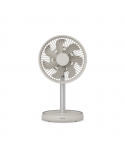 Duux Fan | Rize Flex | Stand Fan | Greige | Diameter 21 cm | Number of speeds 4 | Oscillation | 10 W | No