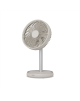 Duux Fan | Rize Flex | Stand Fan | Greige | Diameter 21 cm | Number of speeds 4 | Oscillation | 10 W | No